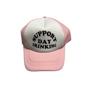 Pink and White Trucker Hat